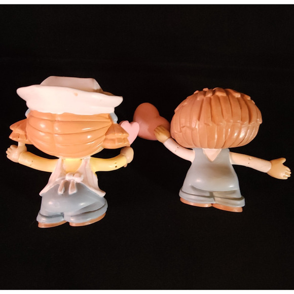 Vintage Bumpkins Lot 5 Girl & Boy 2.5" Toy Figure Fabrizio George Good 1985 PVC - Picture 5 of 10